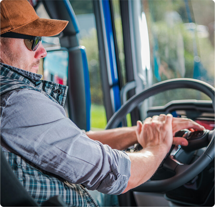 Man in the truck