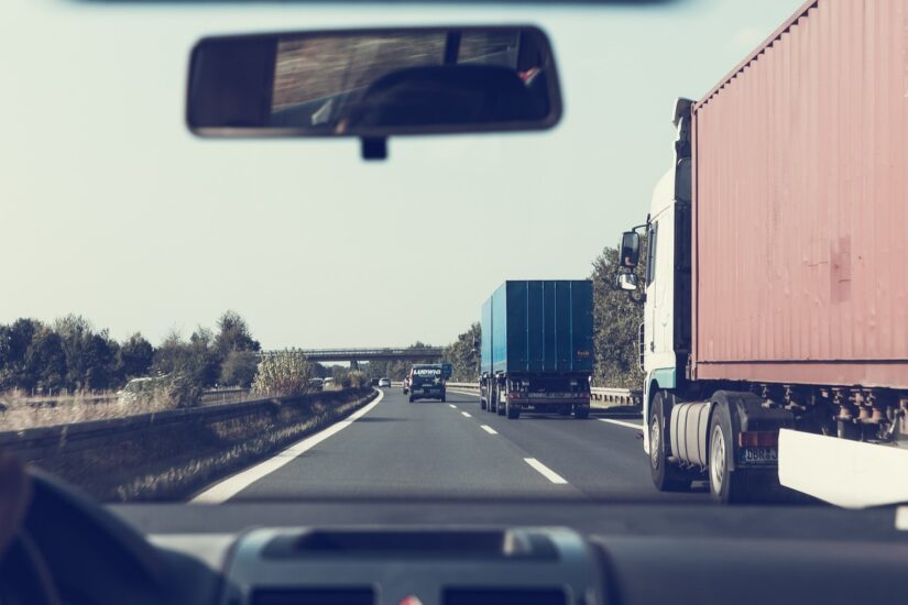 Photo of Trucks on the Highway