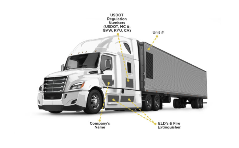 Image for How To Properly Mark A Commercial Motor Vehicle post
